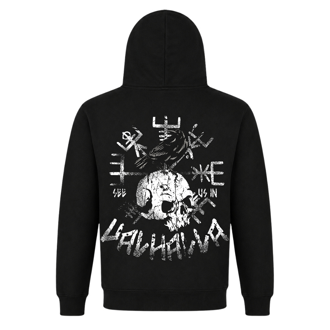 See us in Valhalla - Premium Hoodie Unisex - Black