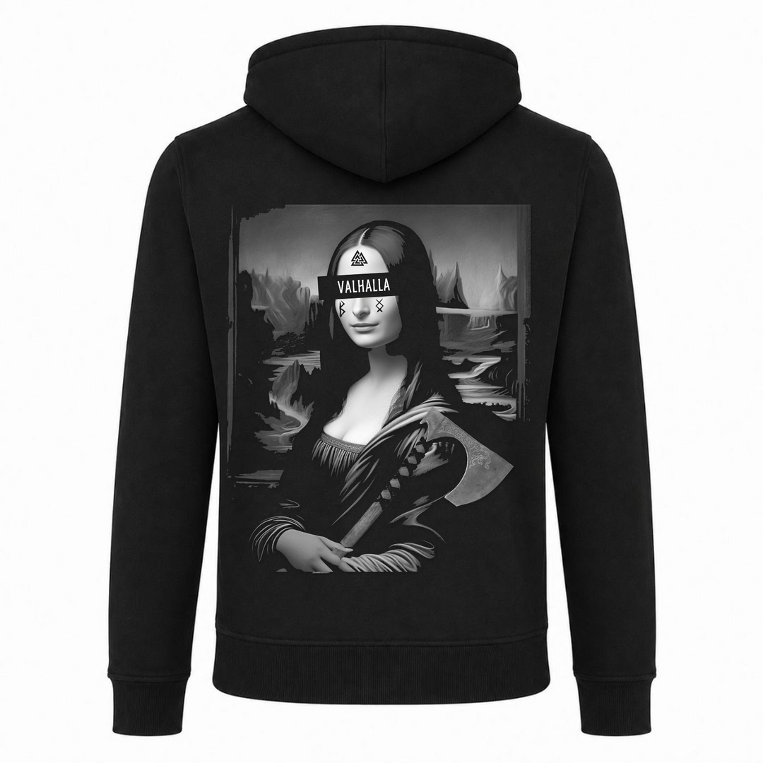 Mona Valhalla - Premium Hoodie Unisex Heavy Zip Hoody - schwarz