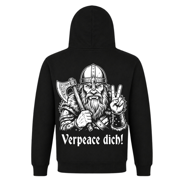 Verpeace dich - Premium Hoodie Unisex - Black