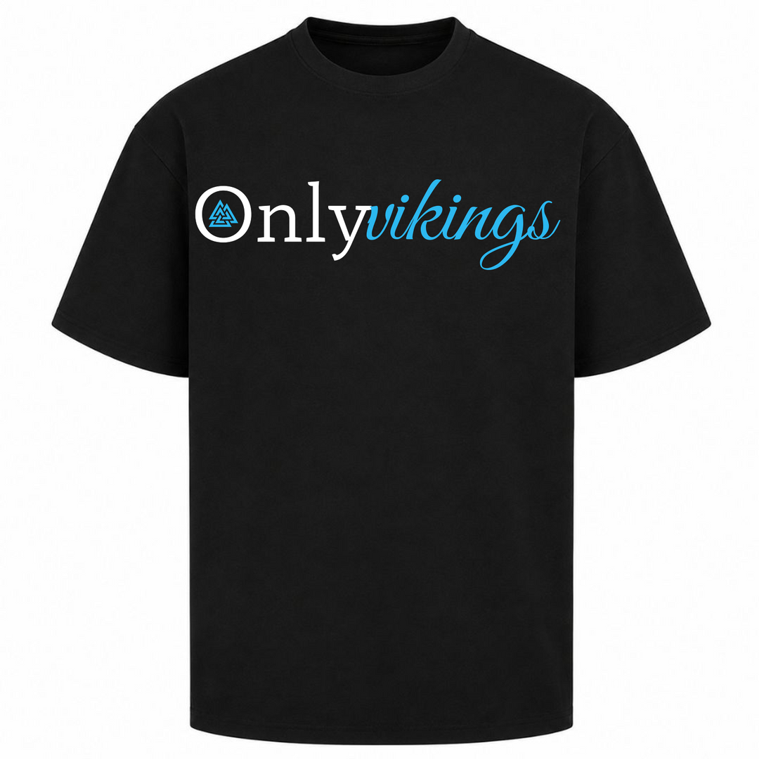Onlyvikings - Oversized Shirt - Schwarz