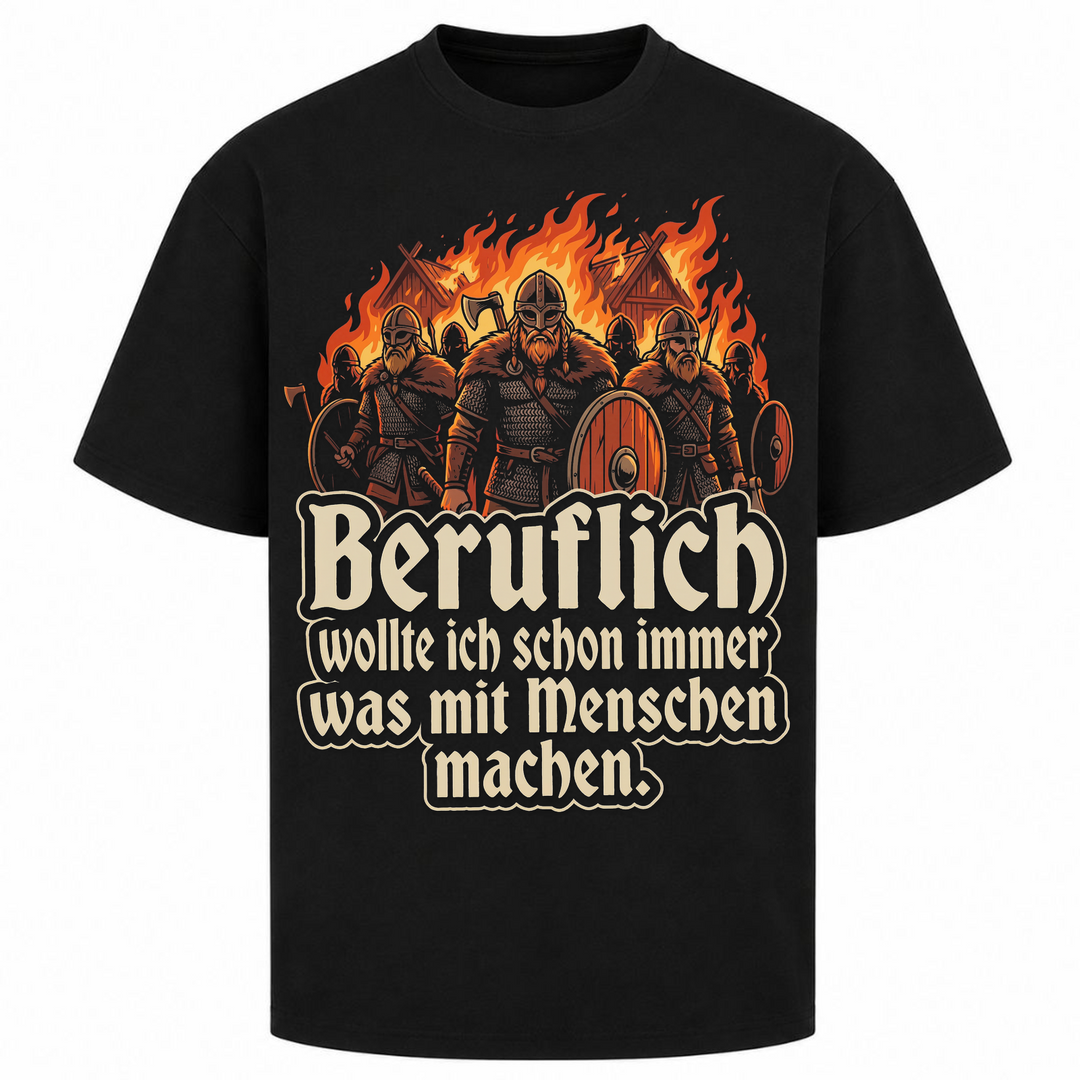 Beruflich  - Oversized Shirt - Schwarz