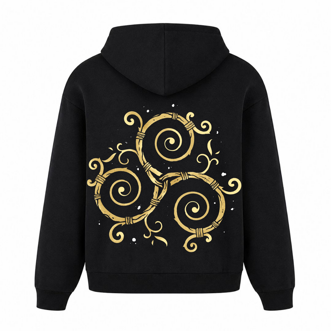 Triskel - Premium Hoodie Unisex Oversized Hoodie - Schwarz