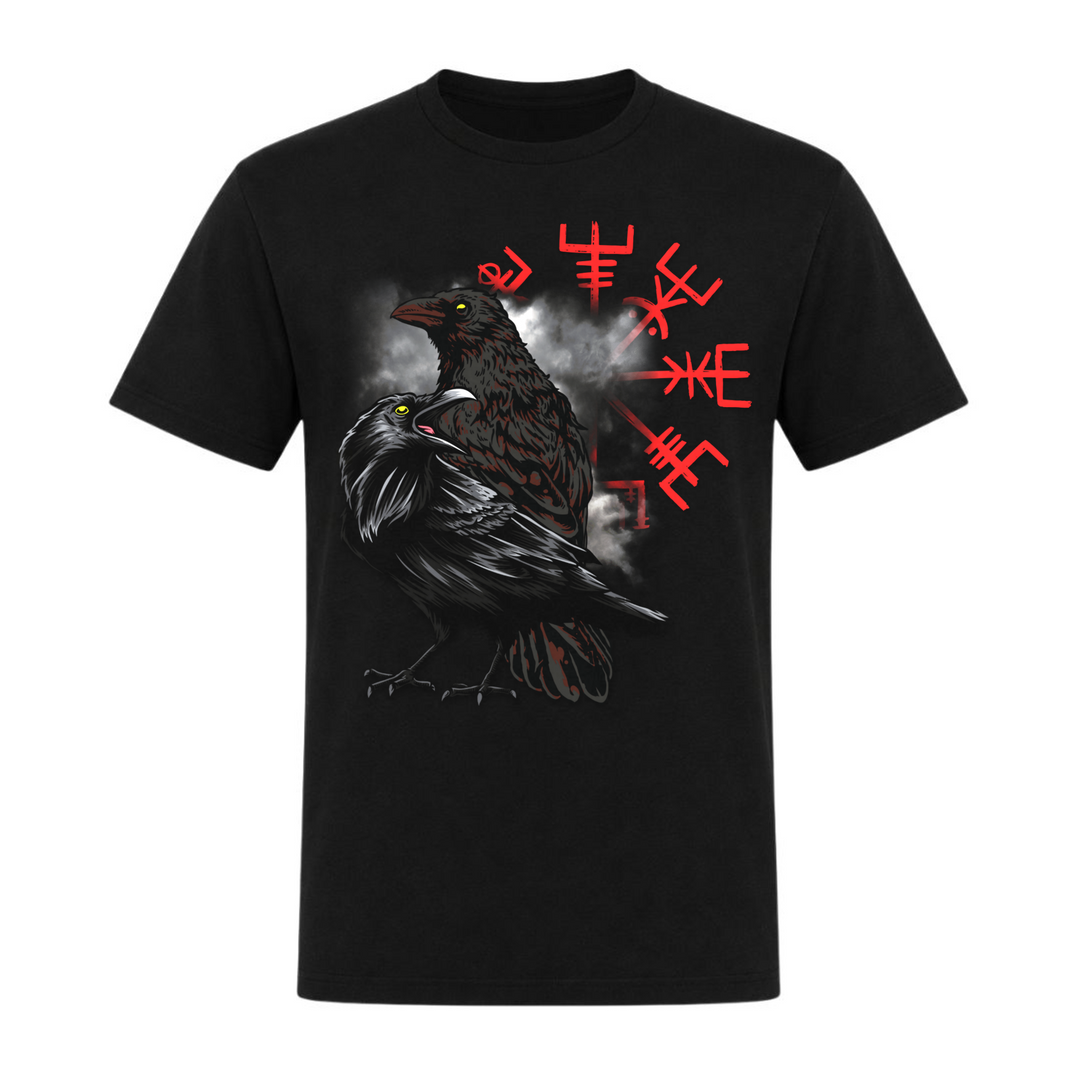 Hugin & Munin - Unisex T-Shirt - schwarz