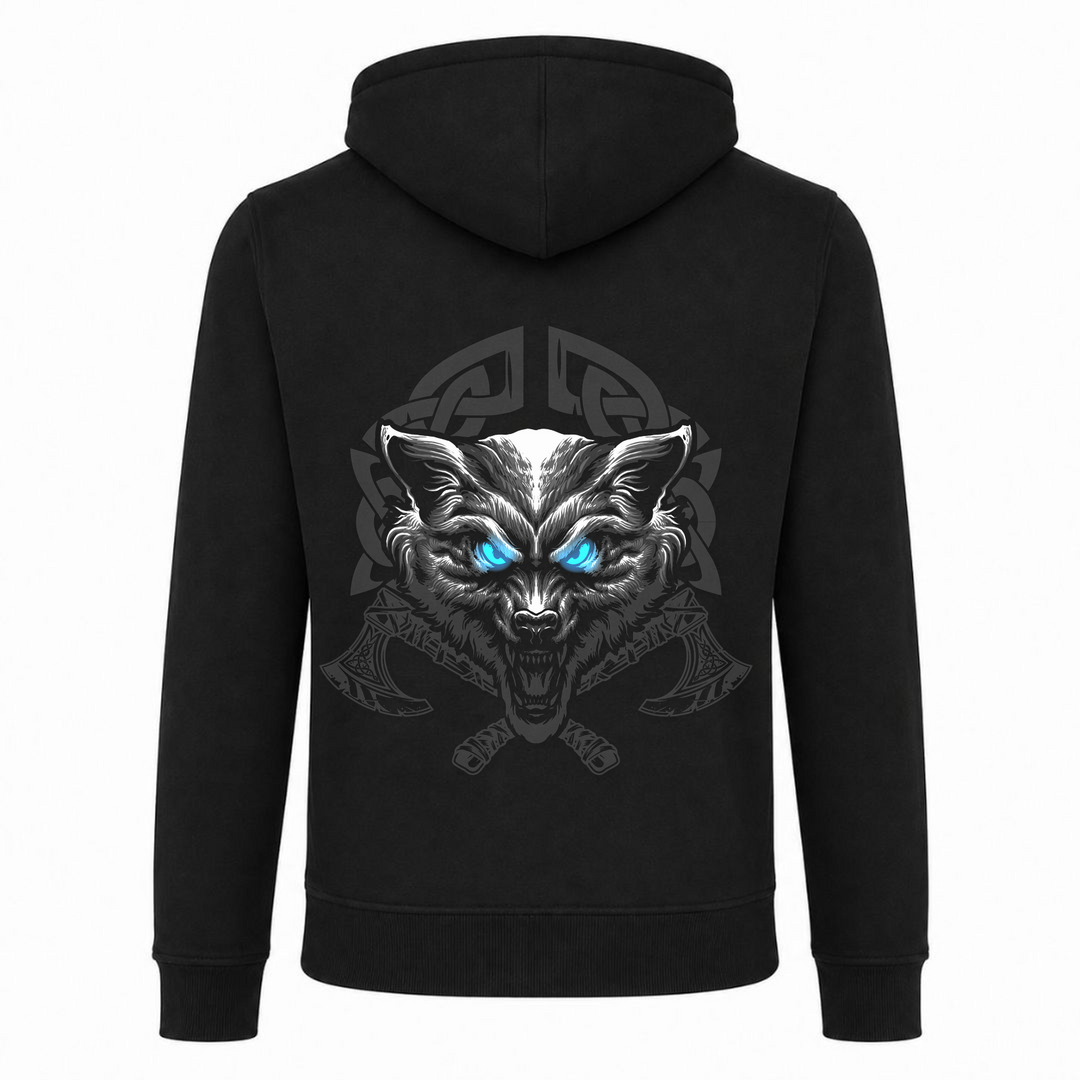 Fenrir - Premium Hoodie Unisex Heavy Zip Hoody - schwarz