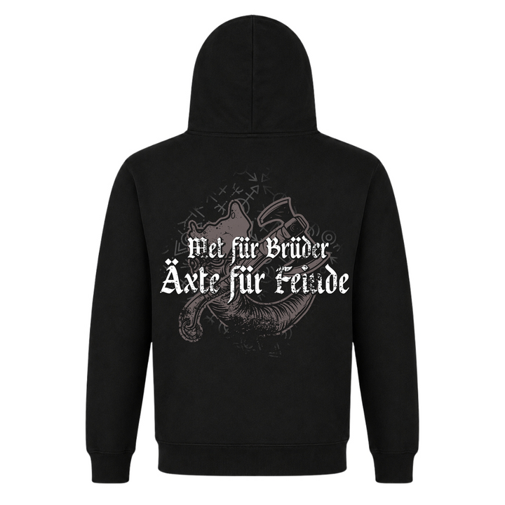 Äxte für Feinde - Premium Hoodie Unisex - Black