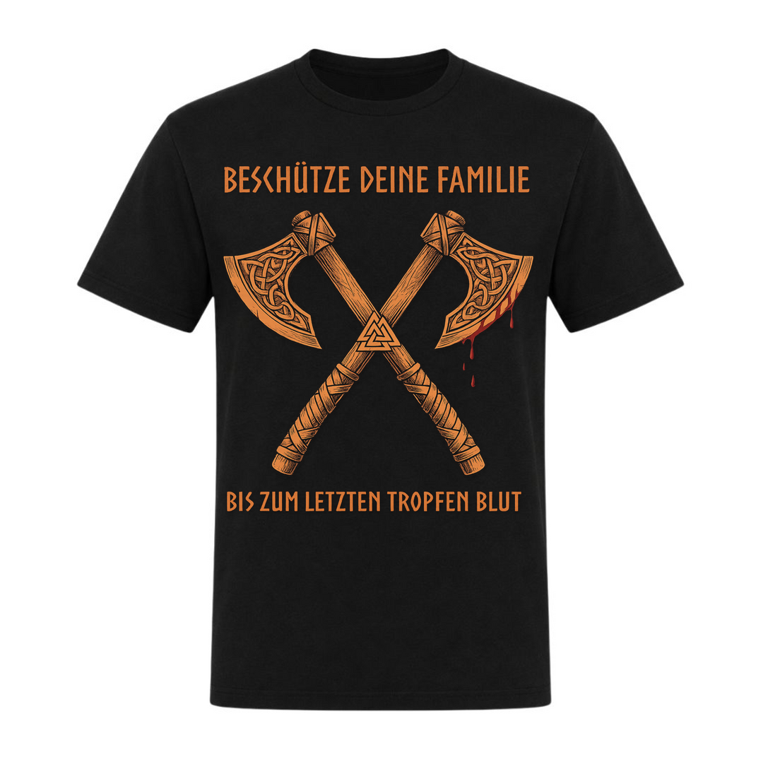 Beschütze deine Familie - Unisex T-Shirt - schwarz