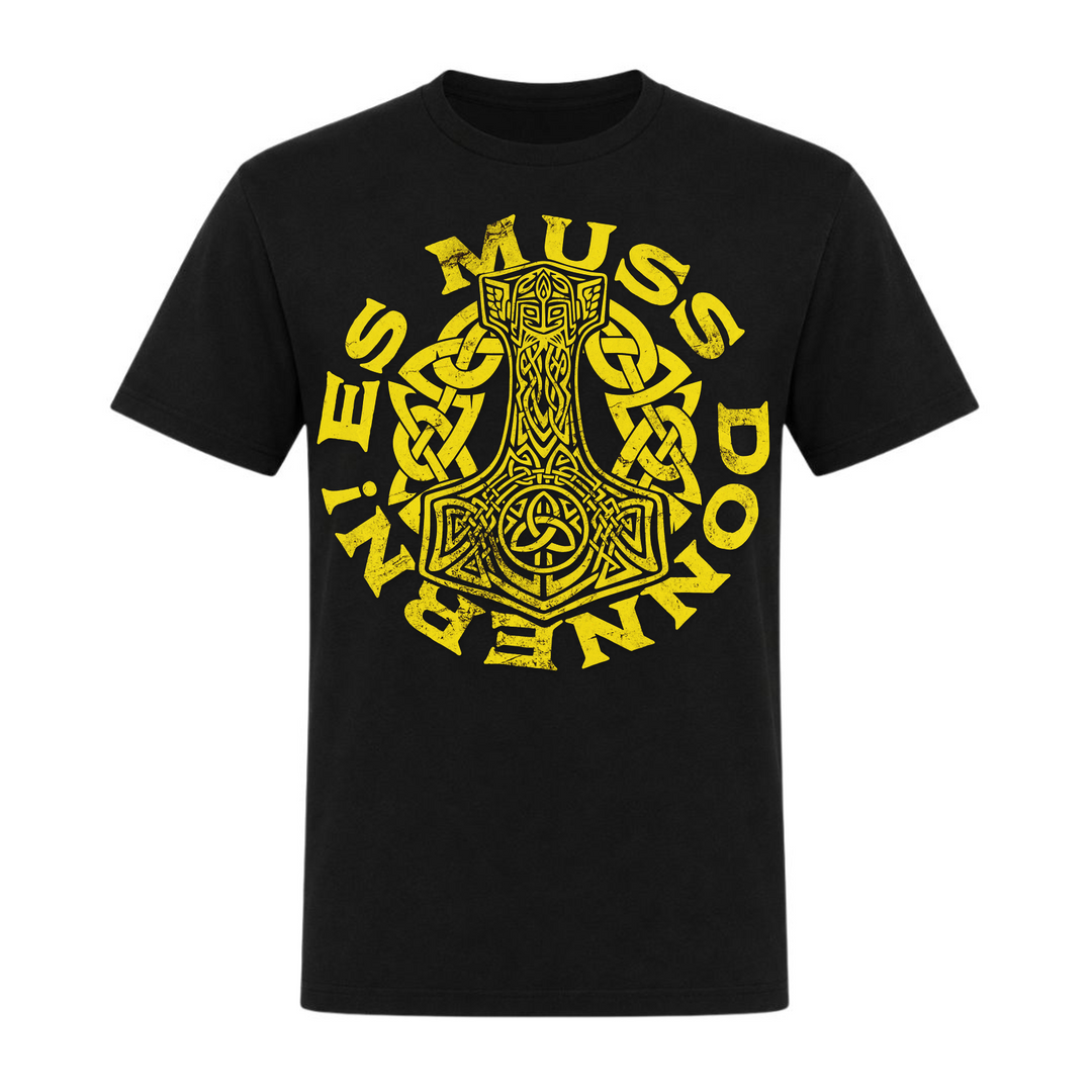  Es muss Donnern - Unisex T-Shirt - schwarz