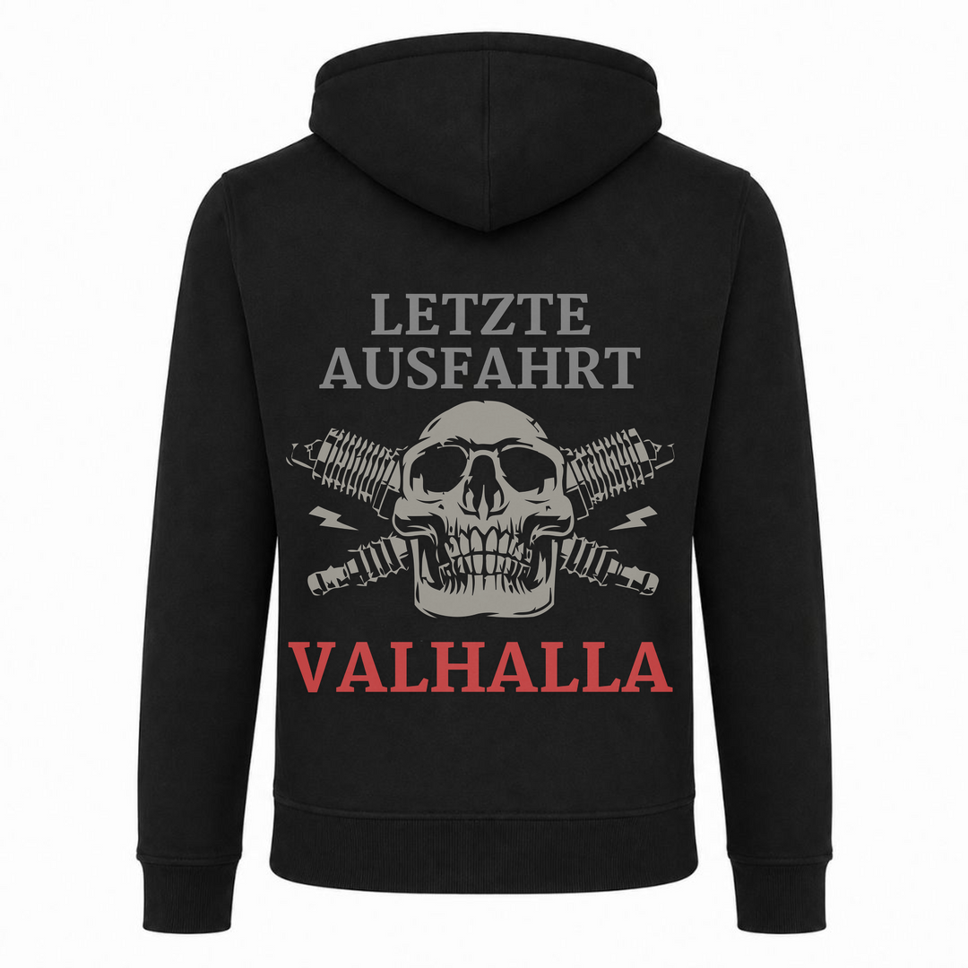 Letzte Ausfahrt - Premium Hoodie Unisex Heavy Zip Hoody - schwarz