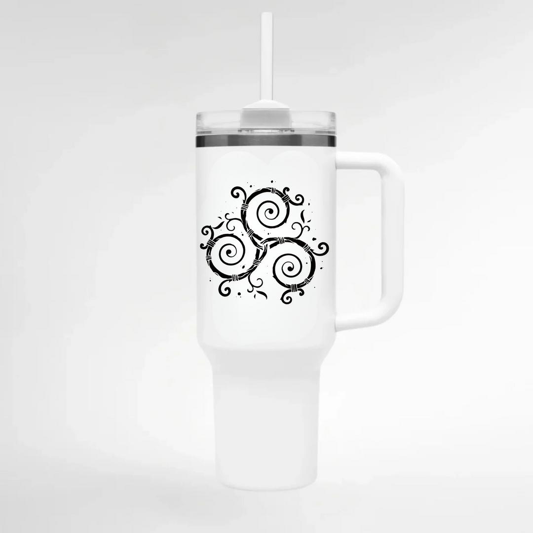 Triskel - Keramiktasse THERMO CUP - WEIß - Weiß