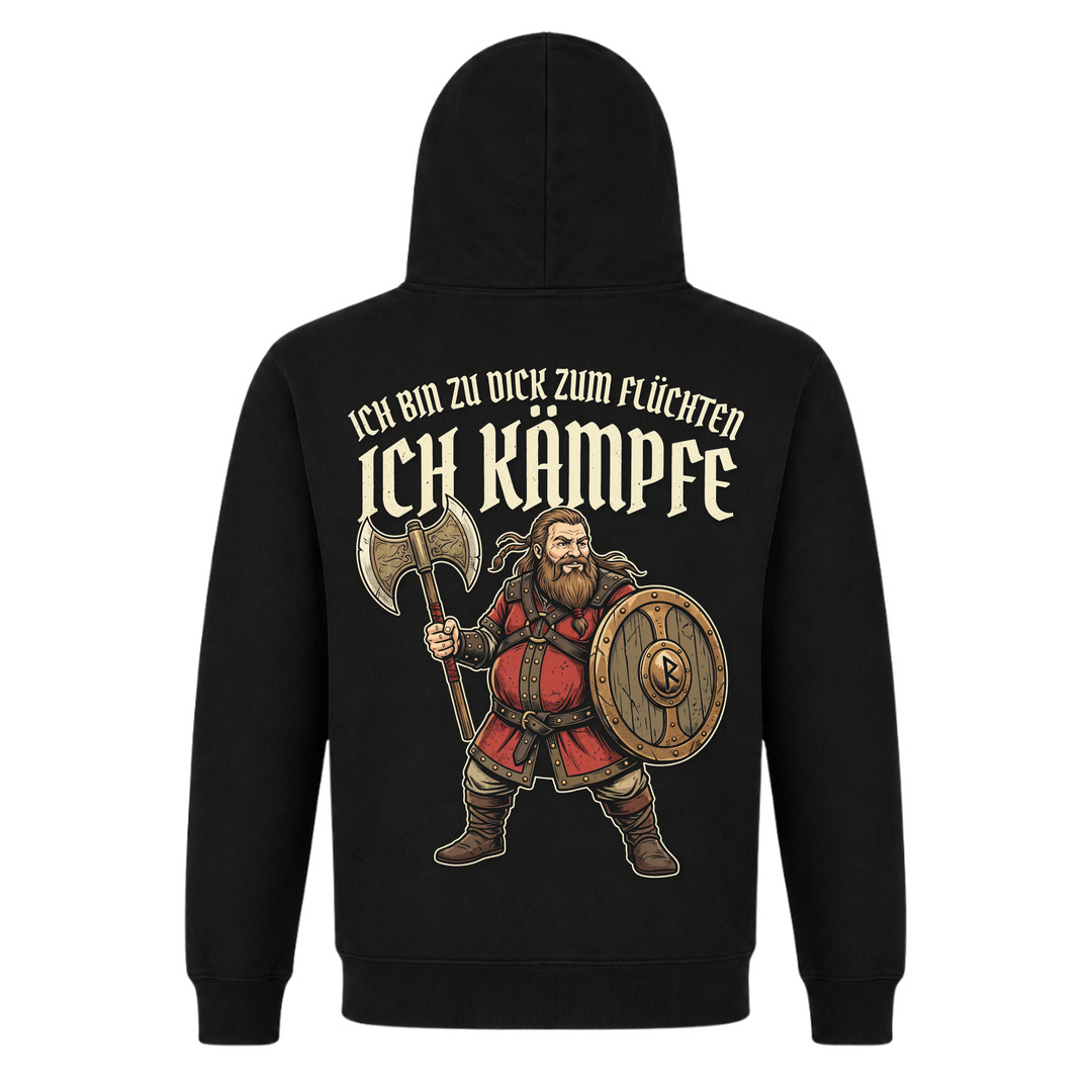 Ich kämpfe - Premium Hoodie Unisex - Black