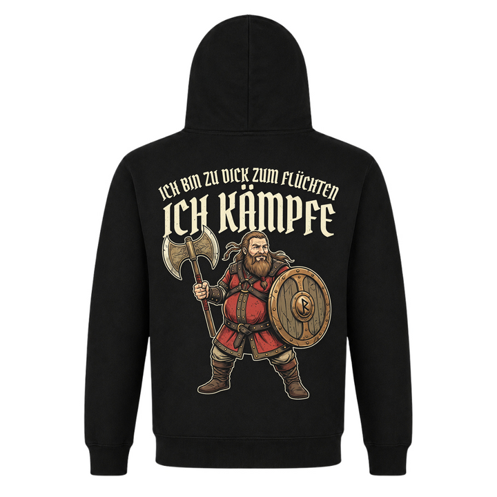 Ich kämpfe - Premium Hoodie Unisex - Black