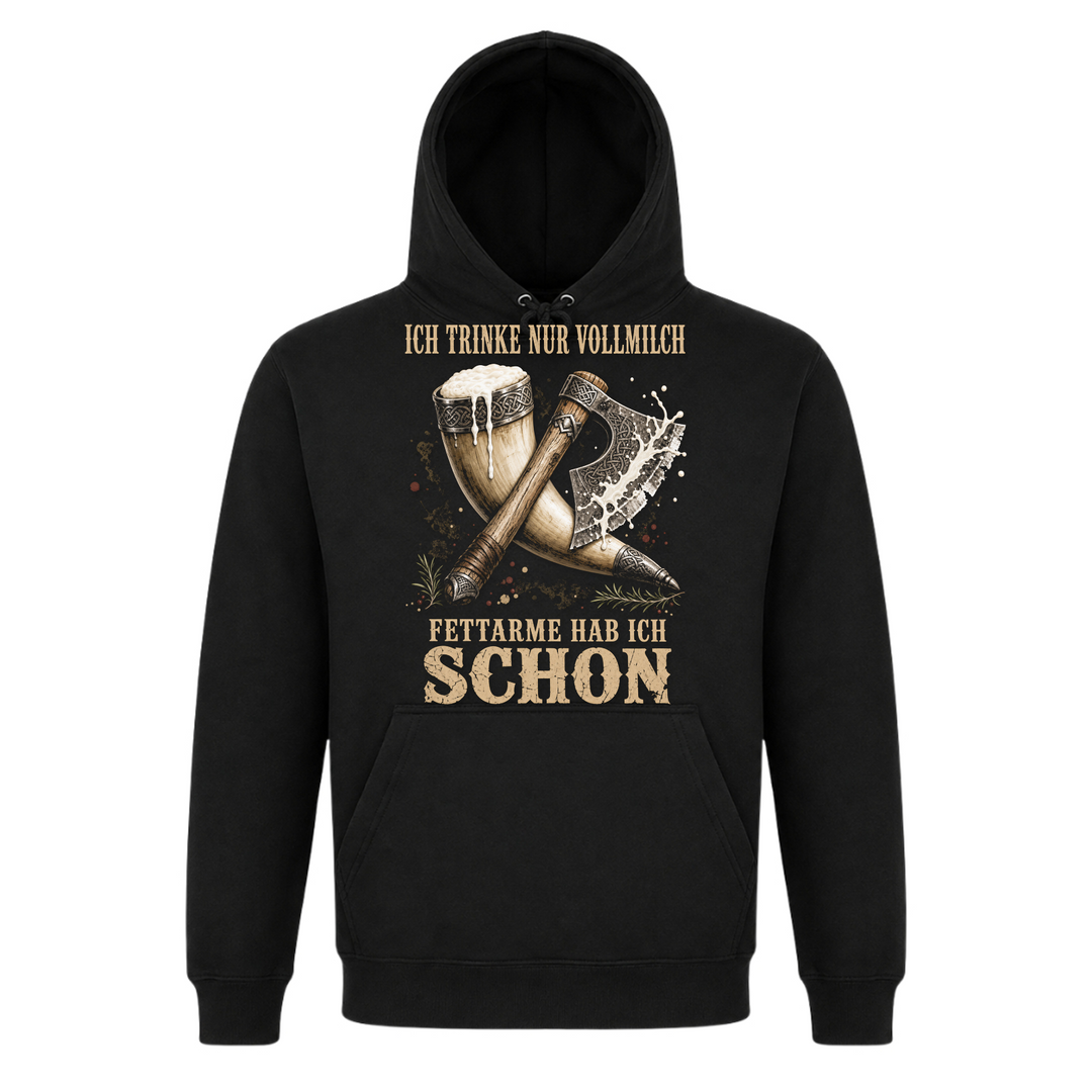 Nur Vollmilch – Wikinger Hoodie von Nordjarl