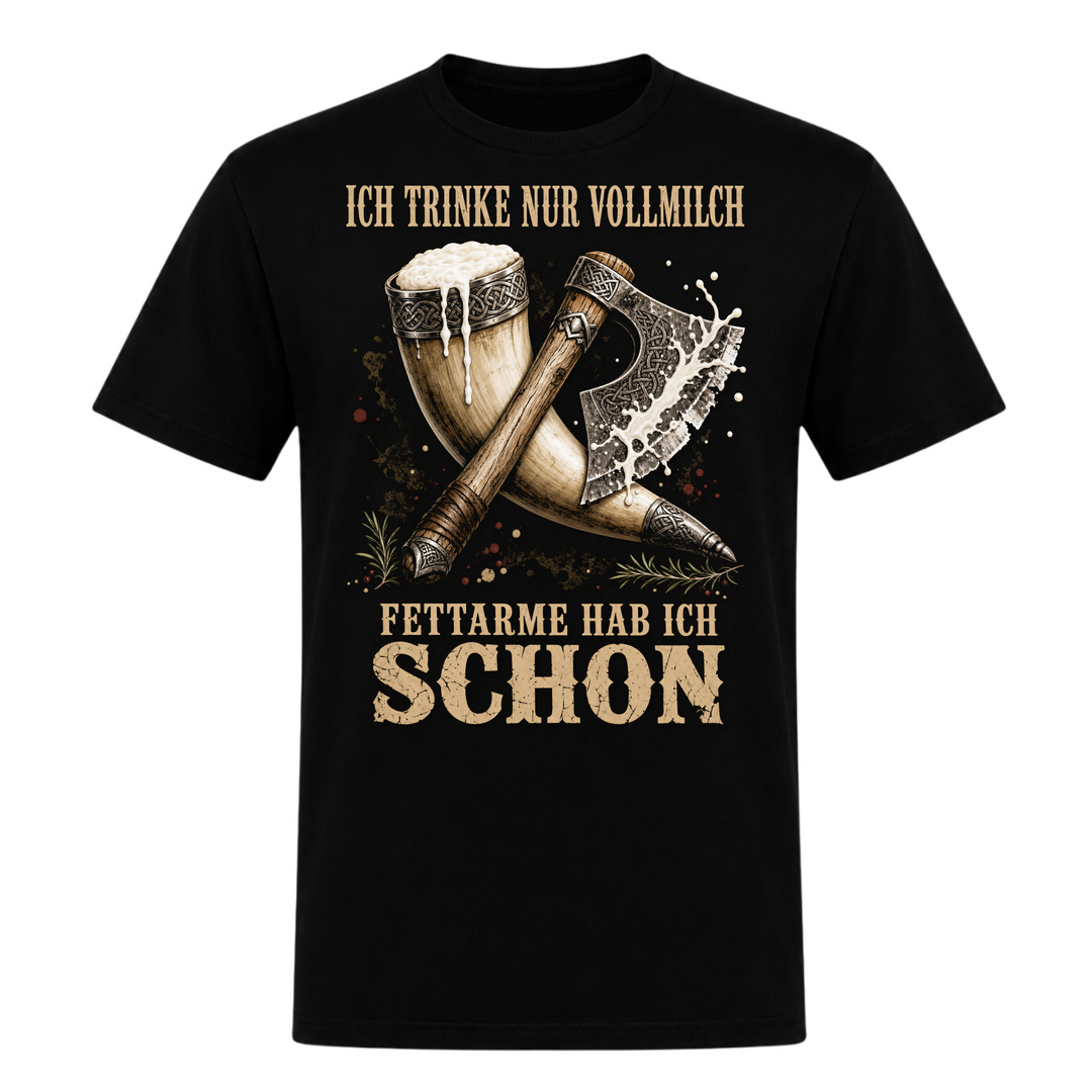 Nur Vollmilch – Wikinger T-Shirt von Nordjarl