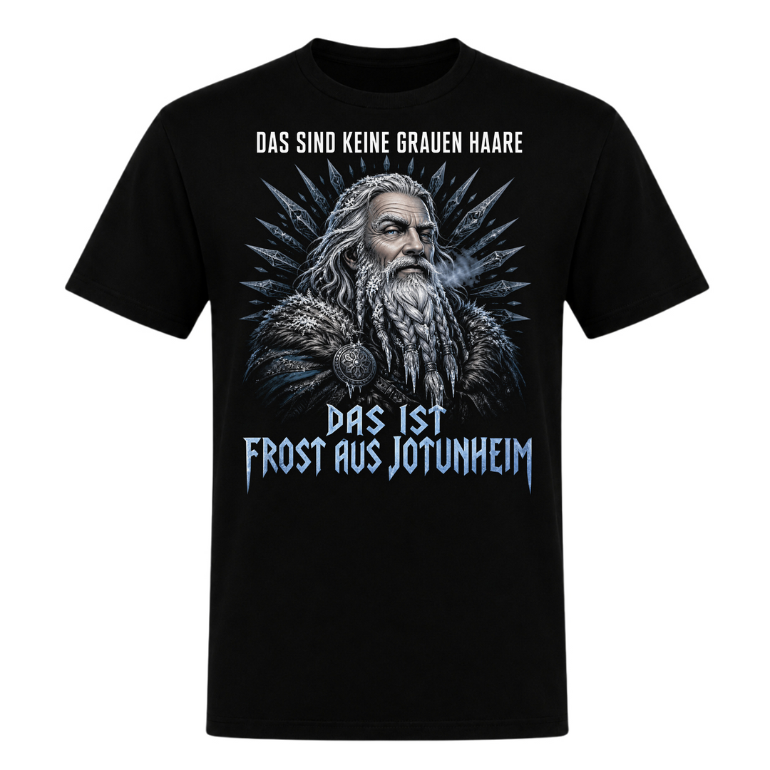 Frost aus Jotunheim – Wikinger T-Shirt von Nordjarl