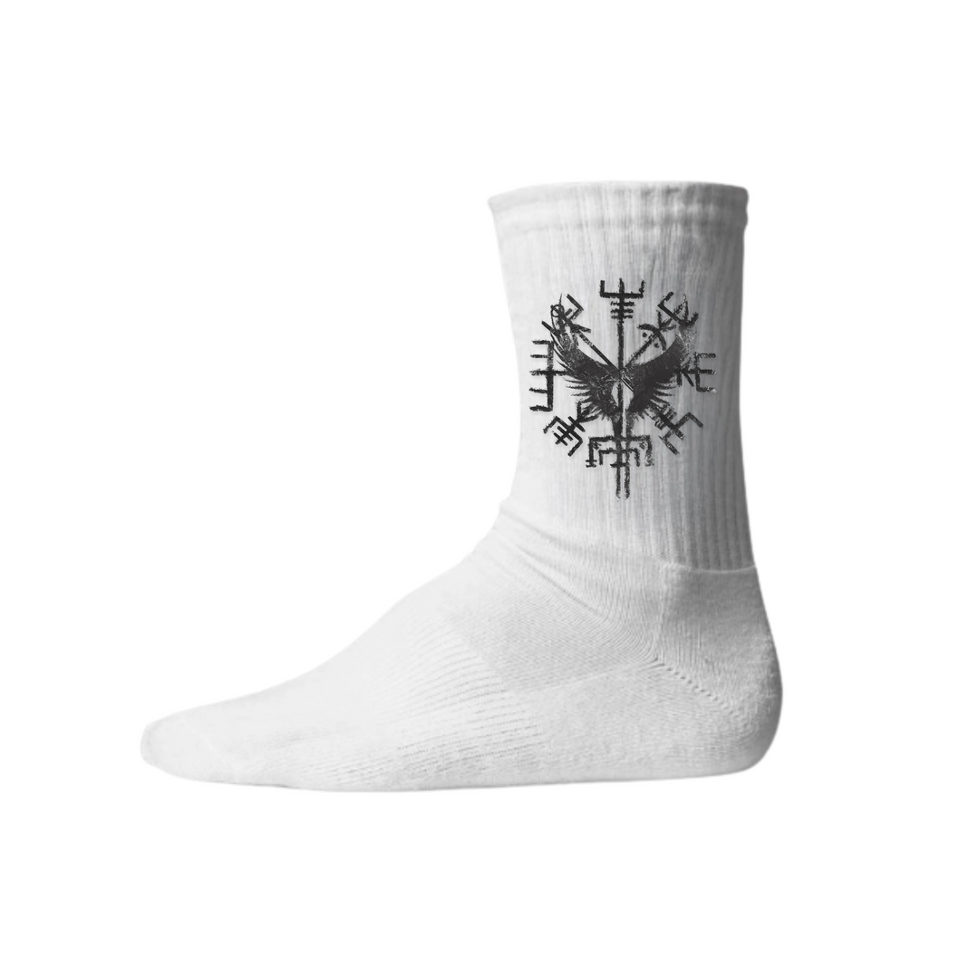 Walküre Vegvisr - Keramiktasse Socken - Weiß