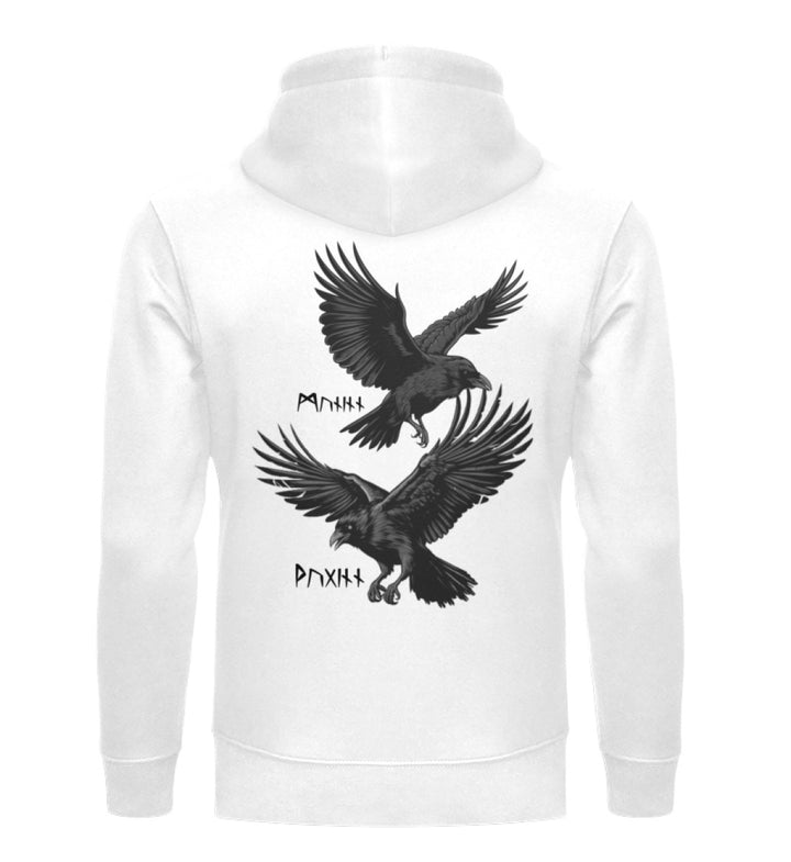 Huginn &amp; Muninn - Sweat à capuche biologique unisexe