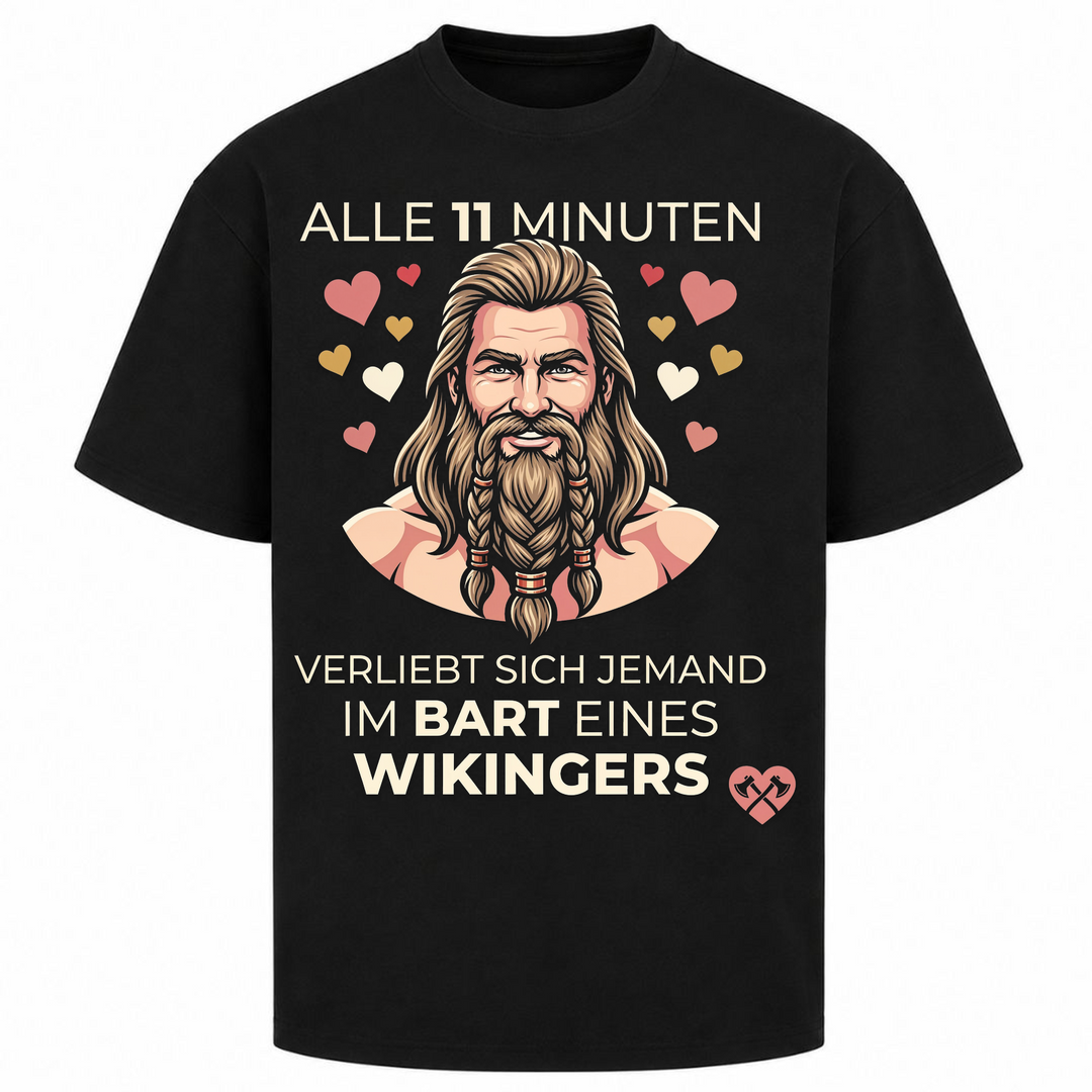 Alle 11 Minuten - Oversized Shirt - Schwarz