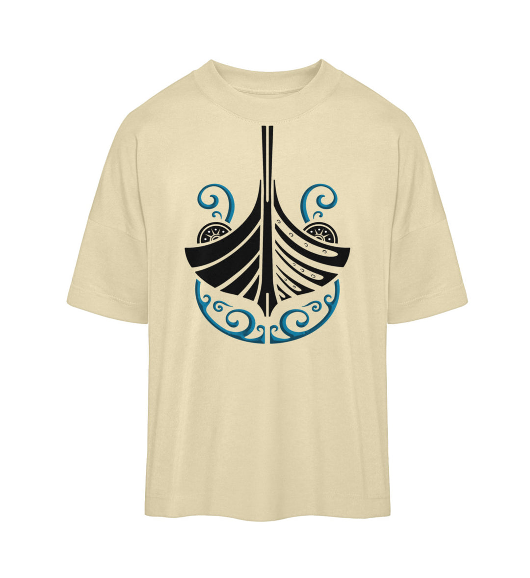 viking ship - Organic Oversized Shirt