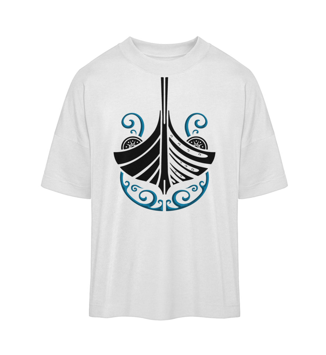 viking ship  - Organic Oversized Shirt