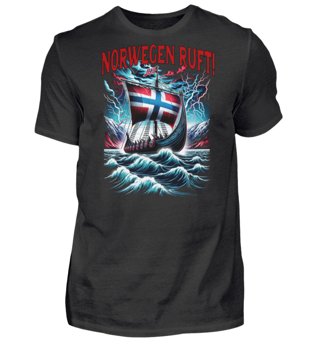 NORWEGEN RUFT - HERREN PREMIUMSHIRT