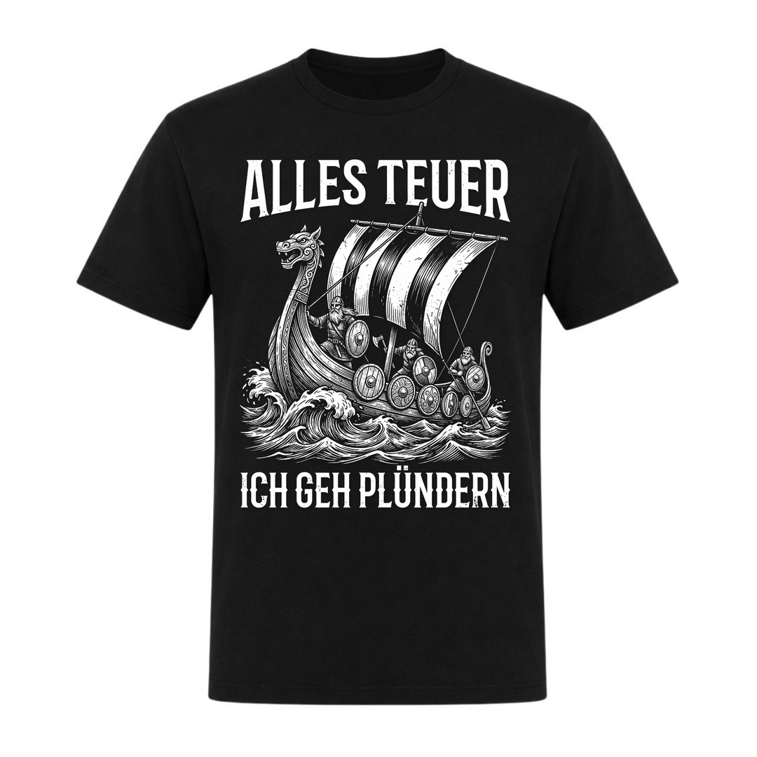Alles Teuer - Unisex T-Shirt - schwarz