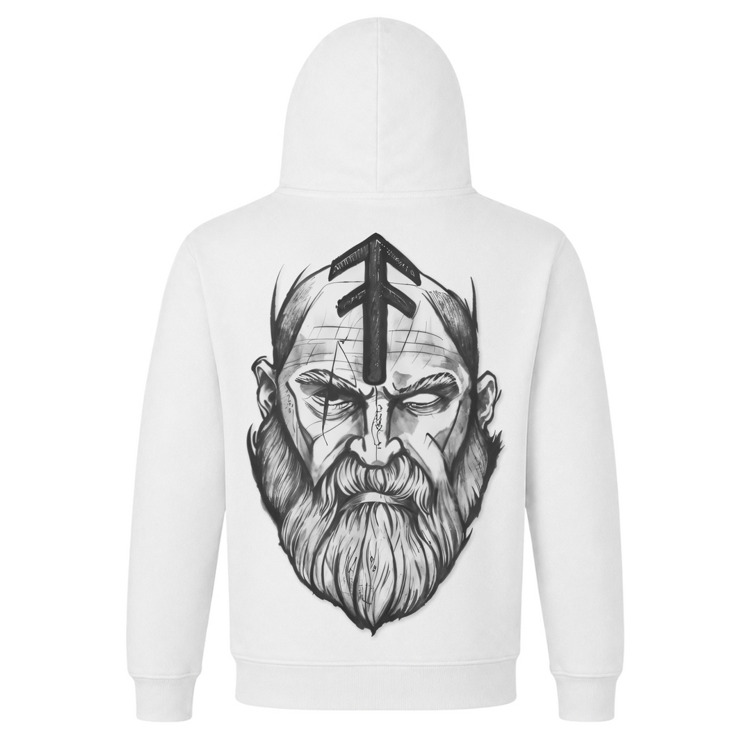 Nordmann Krieger – Wikinger Hoodie von Nordjarl – Rückseite