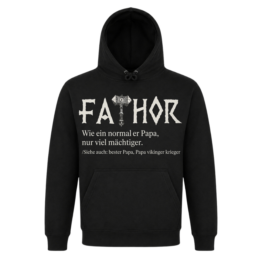 Fathor - Premium Hoodie Unisex - Black