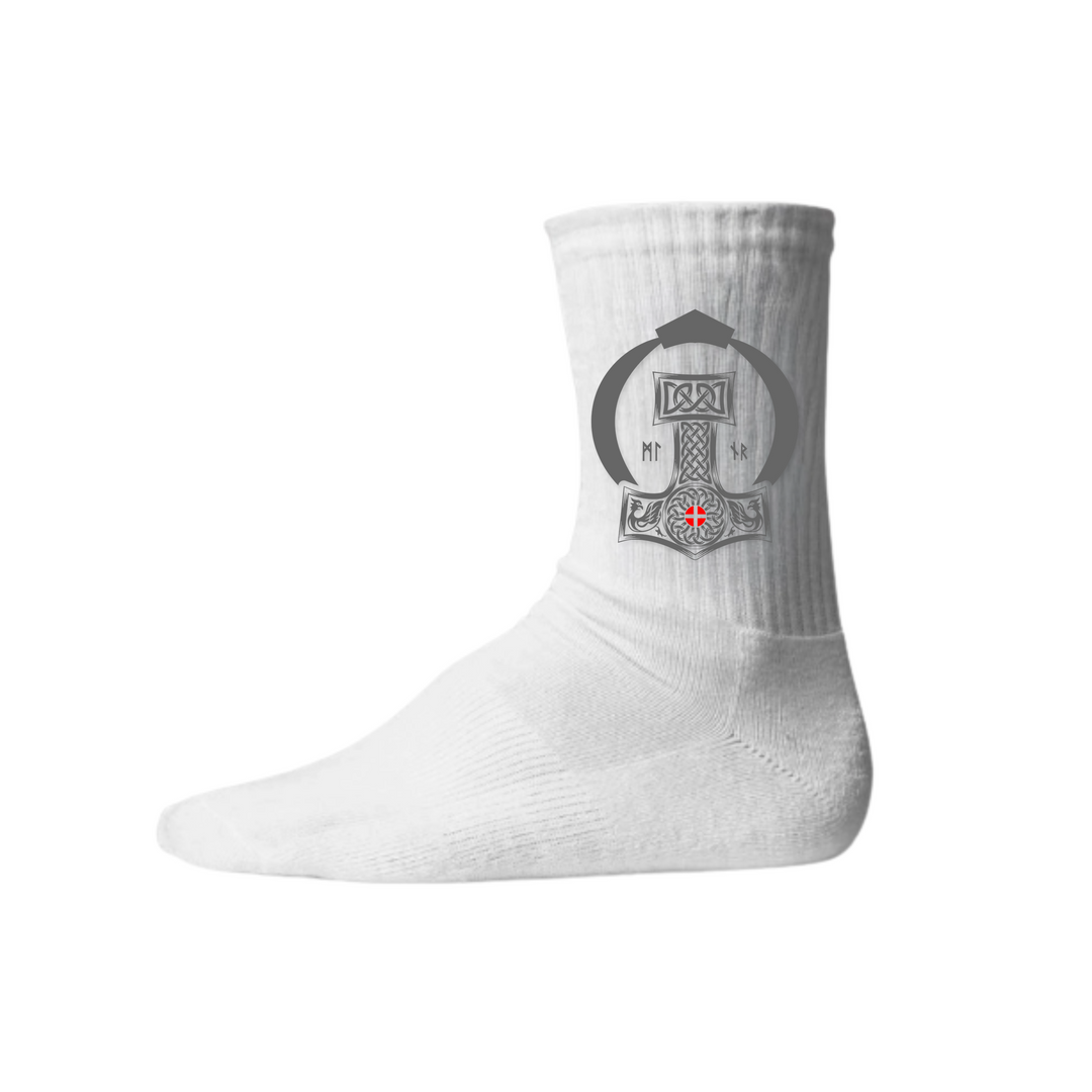 Mjölnir - Keramiktasse Socken - Weiß