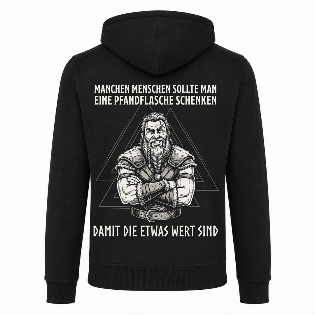 Manchen Menschen - Premium Hoodie Unisex Heavy Zip Hoody - schwarz