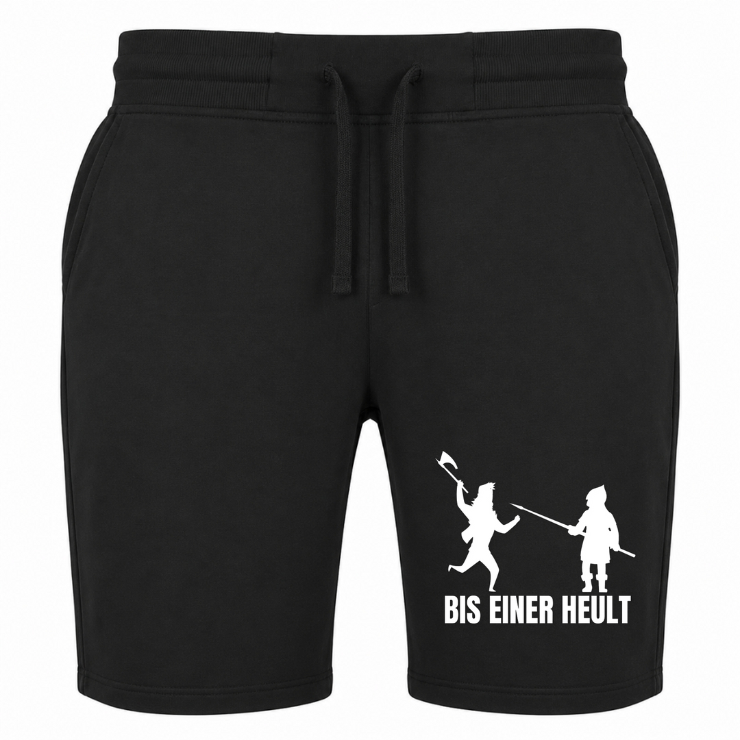 Bis einer Heult - Terry Shorts - schwarz