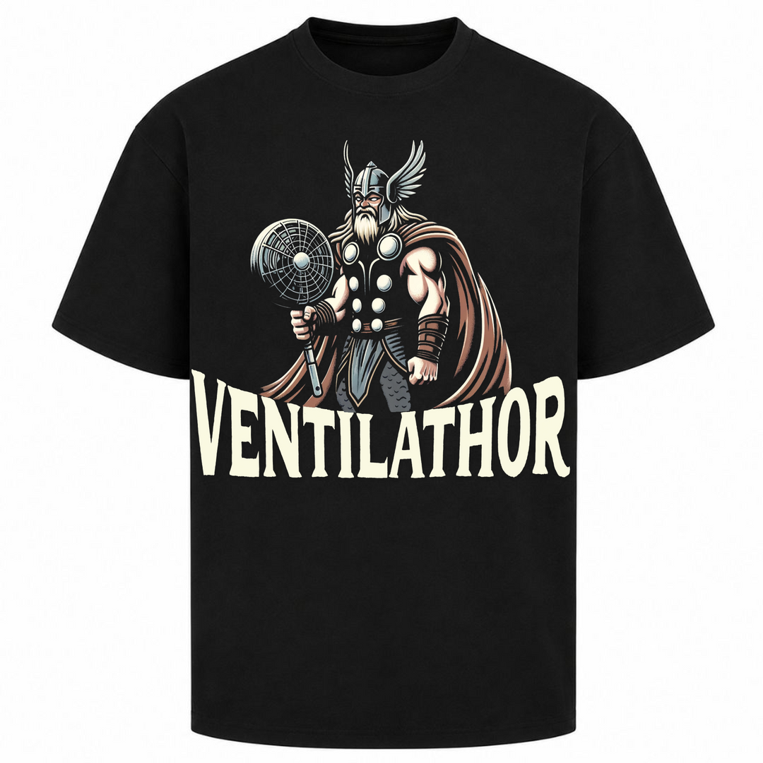 Ventilathor - Oversized Shirt - Schwarz