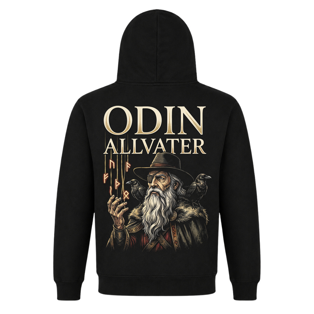 Odin Allvater - Premium Hoodie Unisex - Black