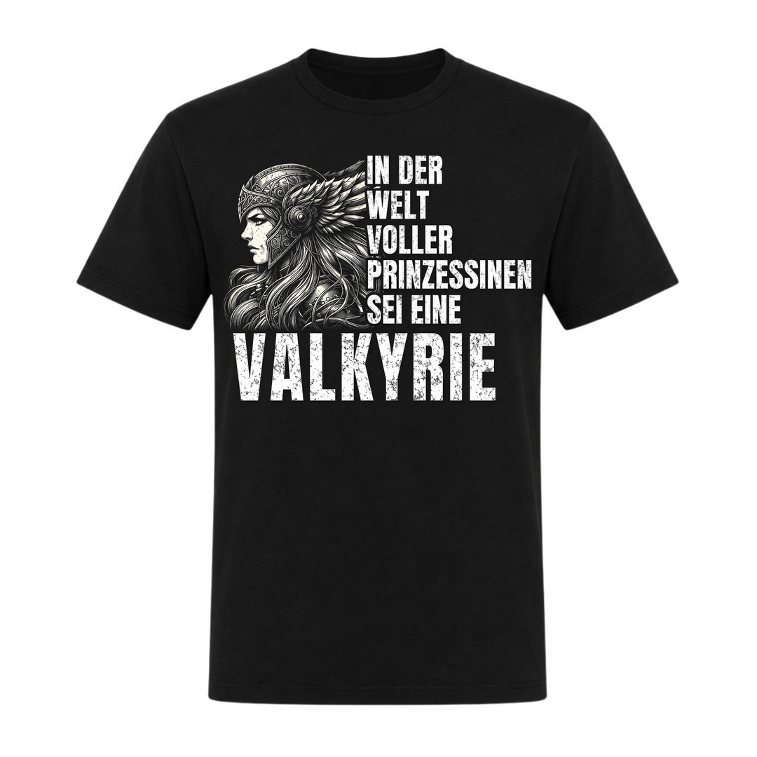In der Welt voller Prinzessinnen - Unisex T-Shirt - schwarz
