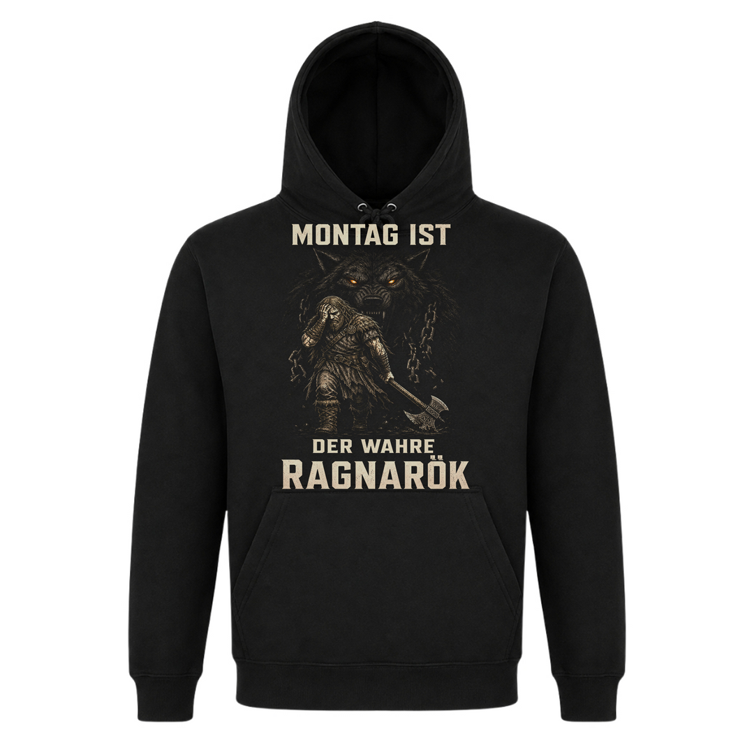 Montag ist Ragnarök – Wikinger Hoodie von Nordjarl