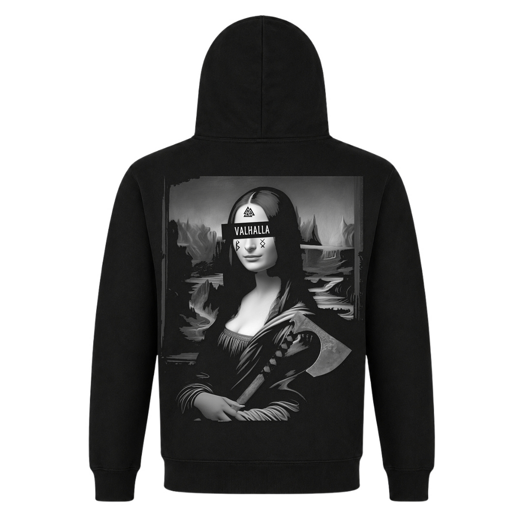 Mona Valhalla - Premium Hoodie Unisex - Black