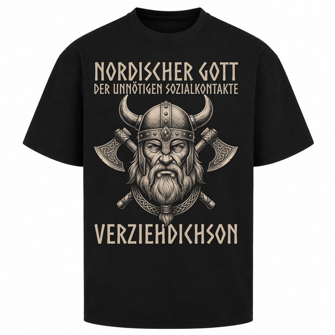 Verziehdichson - Oversized Shirt - Schwarz