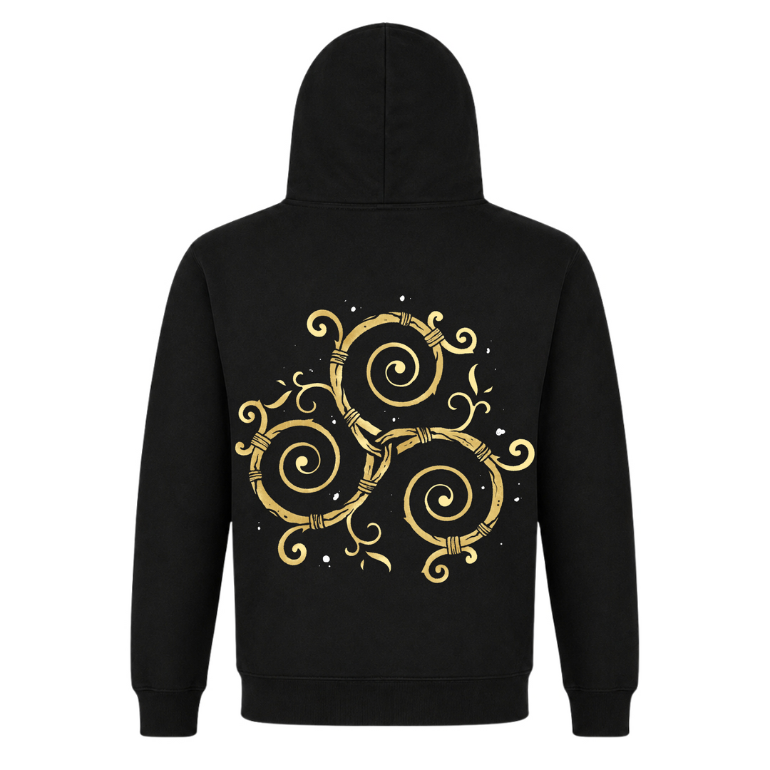 Triskel - Premium Hoodie Unisex - Black