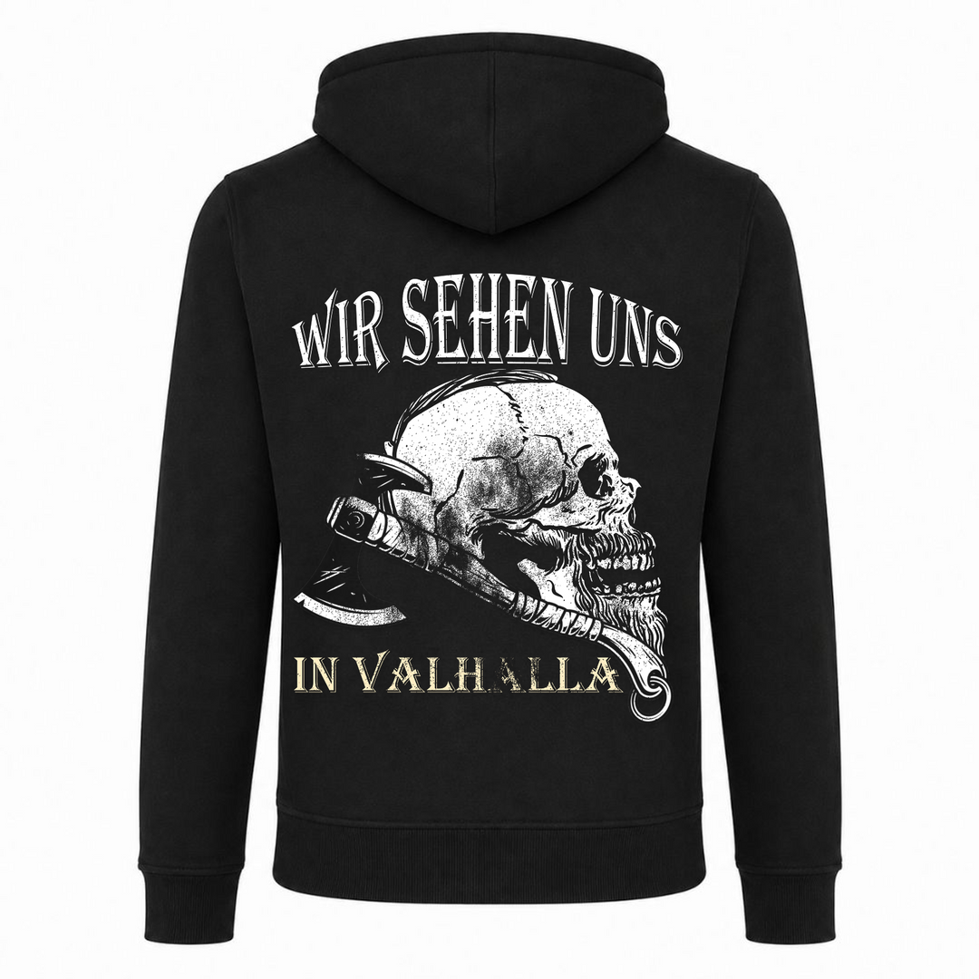 Wir sehen uns - Premium Hoodie Unisex Heavy Zip Hoody - schwarz