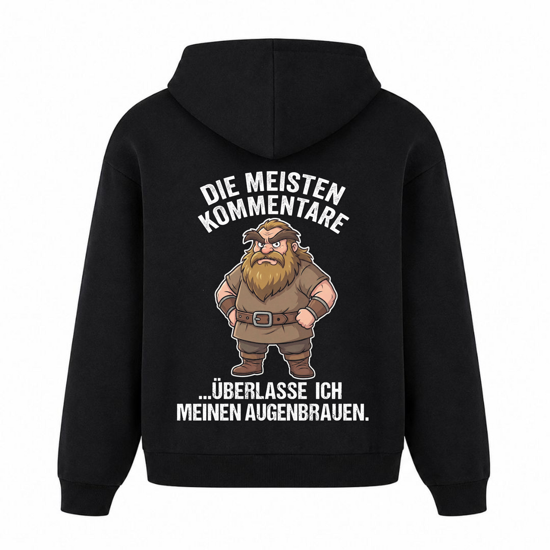 Die Meisten kommentare - Premium Hoodie Unisex Oversized Hoodie - Schwarz