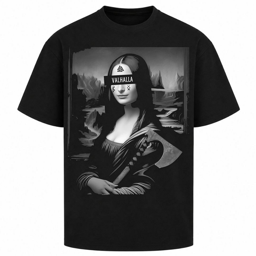 Mona Valhalla - Oversized Shirt - Schwarz
