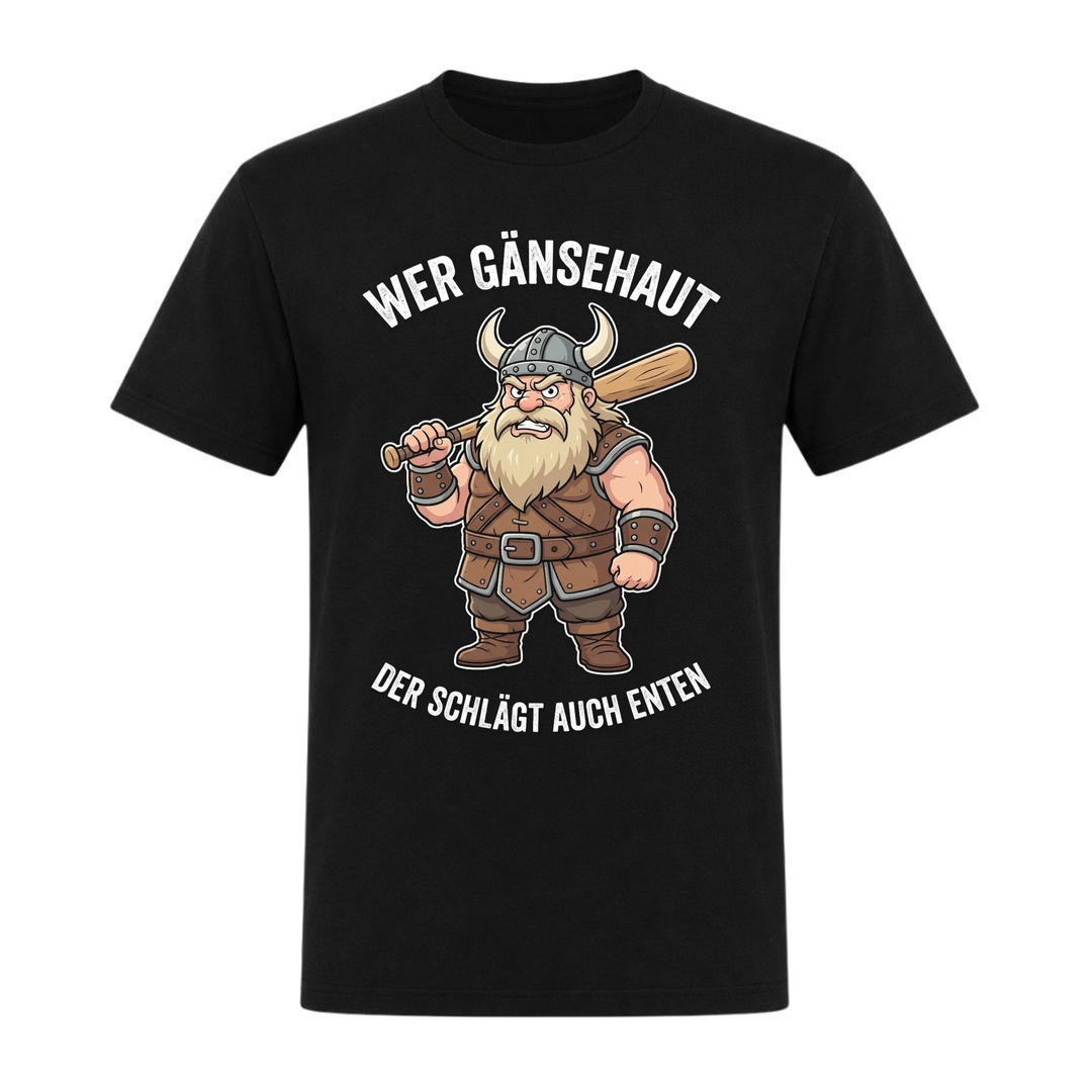 Wer gänsehaut  - Unisex T-Shirt - schwarz