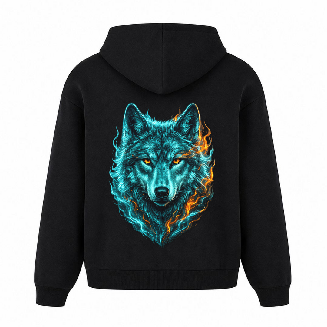 Fenris - Premium Hoodie Unisex Oversized Hoodie - Schwarz