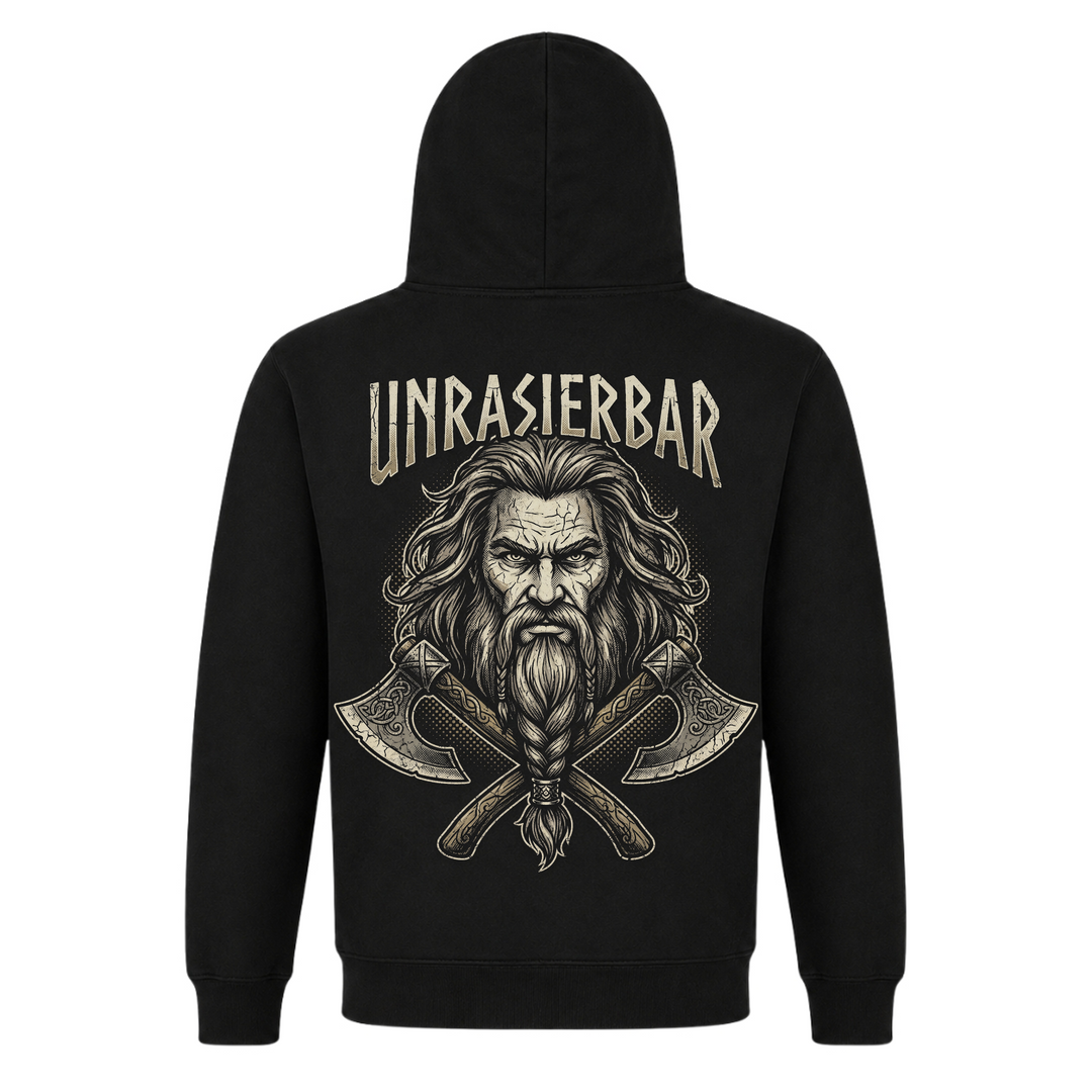 Unrasierbar - Premium Hoodie Unisex - Black