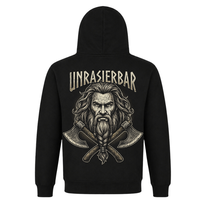 Unrasierbar - Premium Hoodie Unisex - Black