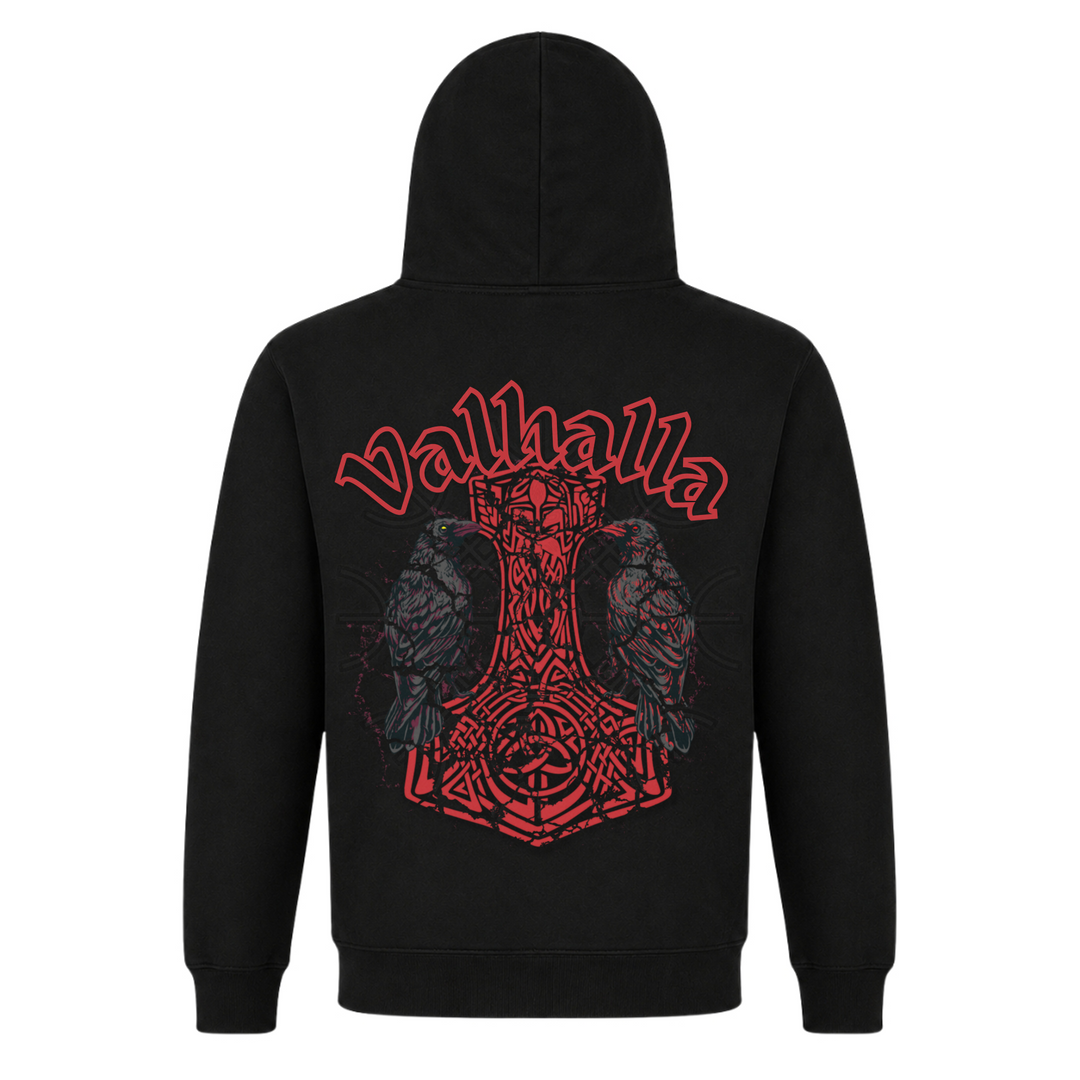 Valhalla - Premium Hoodie Unisex - Black