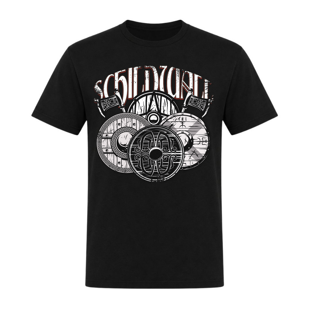 Schildwall - Unisex T-Shirt - schwarz