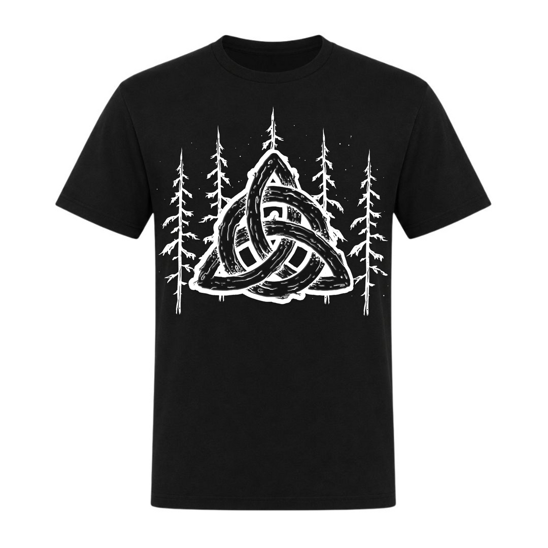 Triquerta Nature - Unisex T-Shirt - schwarz