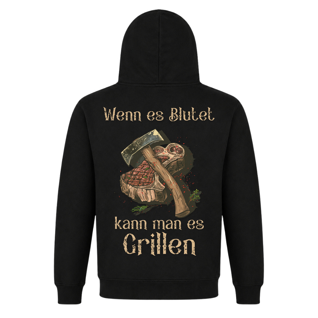 Wenn es blutet - Premium Hoodie Unisex - Black