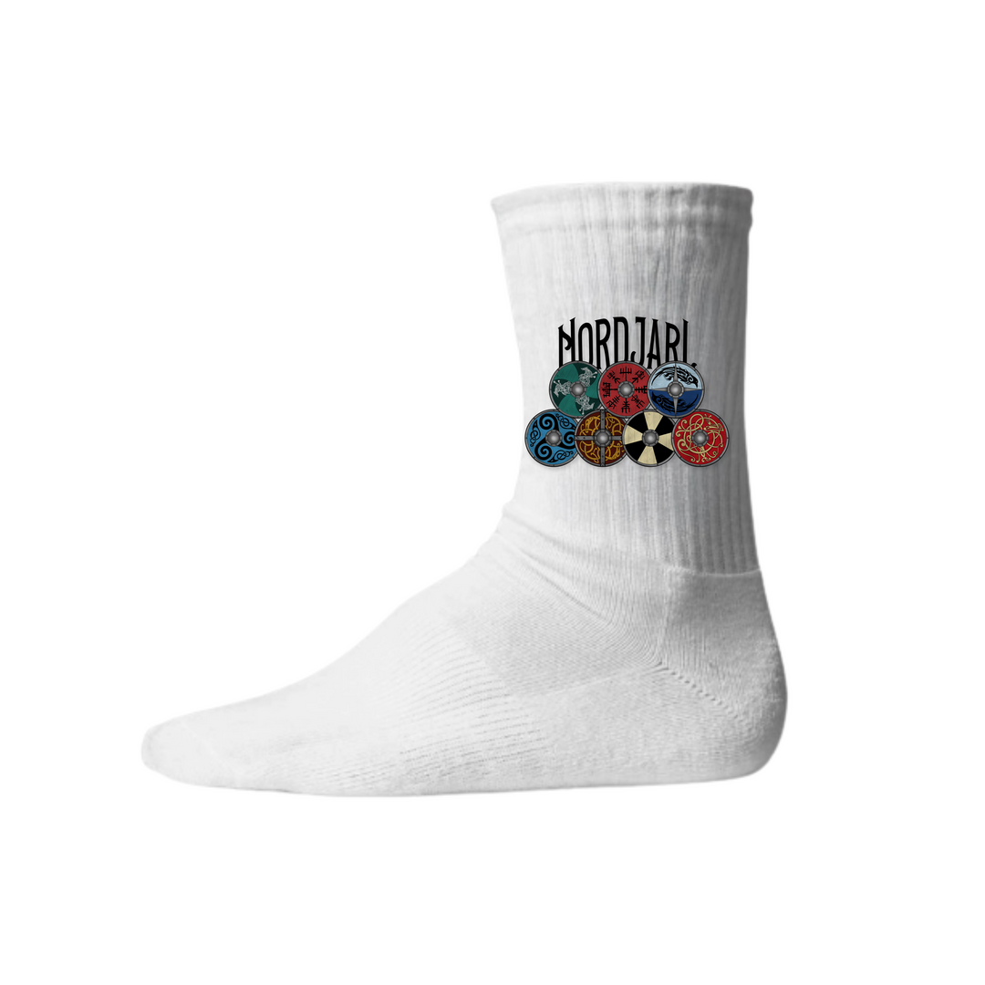 Nordjarl Schildwall - Keramiktasse Socken - Weiß