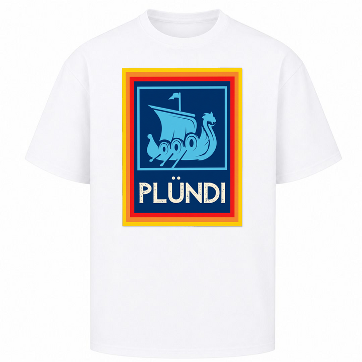 Plündi - Oversized Shirt - Weiß